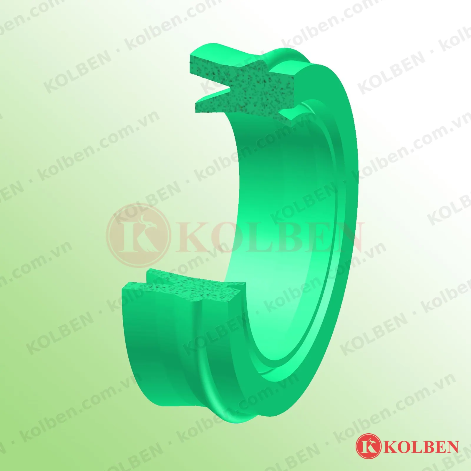 K61 Phớt ty kiêm chắn bụi khí nén KOLBEN