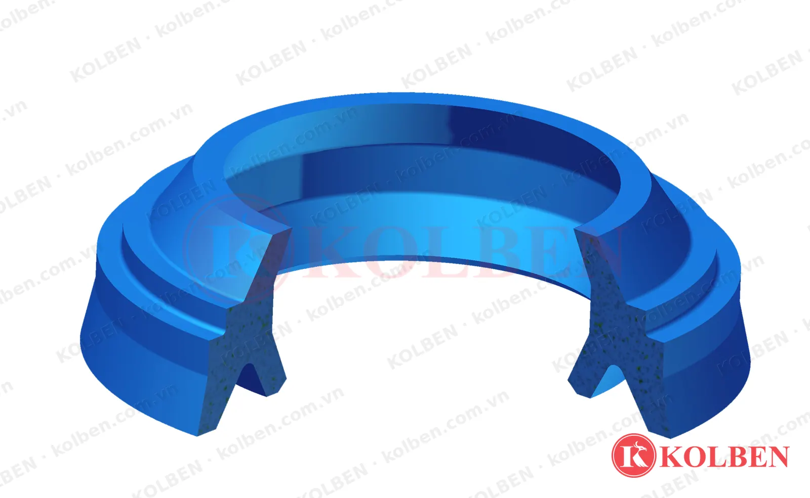 K843 Phớt chắn bụi môi kép, lắp ép