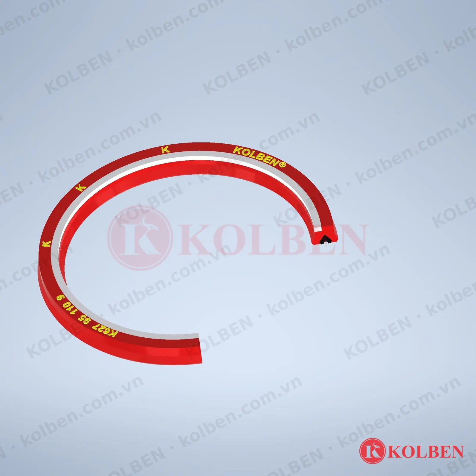 K627 Phớt ty 2 môi có U-ring phụ, chống sốc áp