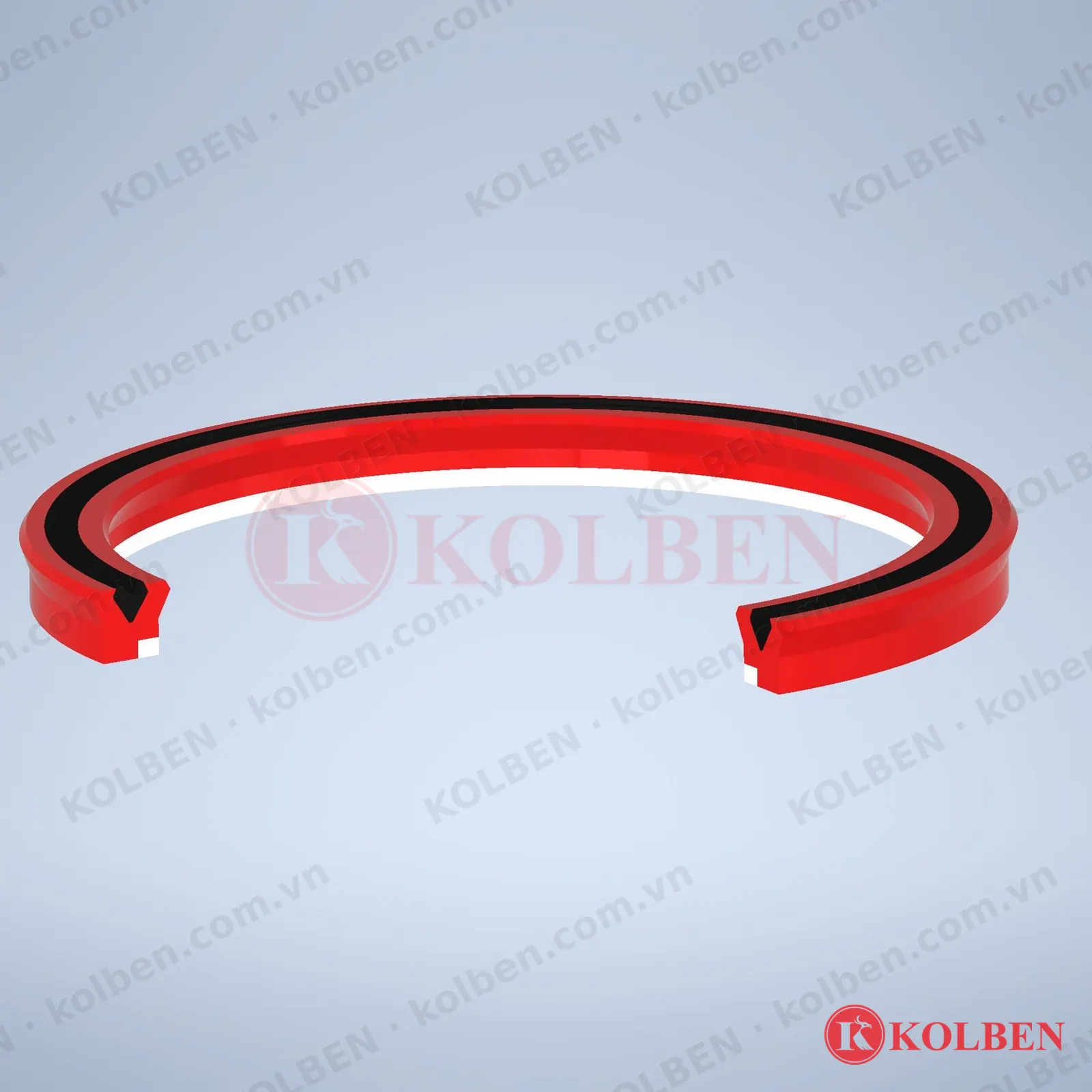 K627 Phớt ty 2 môi có U-ring phụ, chống sốc áp KOLBEN – ảnh 5