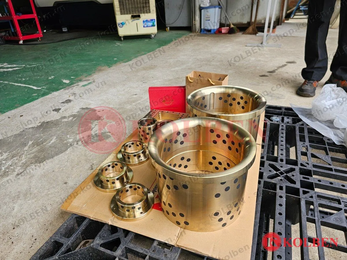 Bạc đồng graphite gia công theo bản vẽ tại KOLBEN