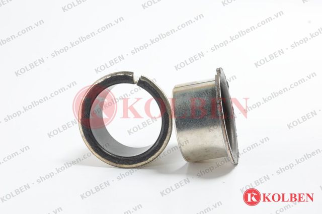 Bạc lưng thép có vai LFF – bạc PTFE tự bôi trơn có vai