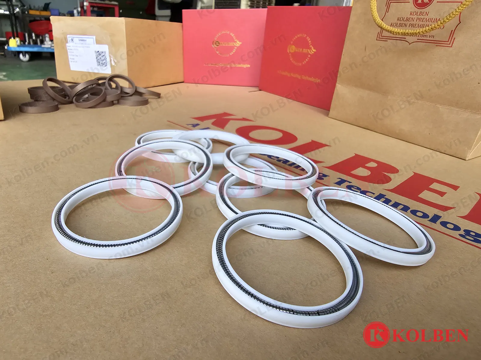 K02 Phớt lò xo PTFE hiệu suất cao KOLBEN – ảnh 6