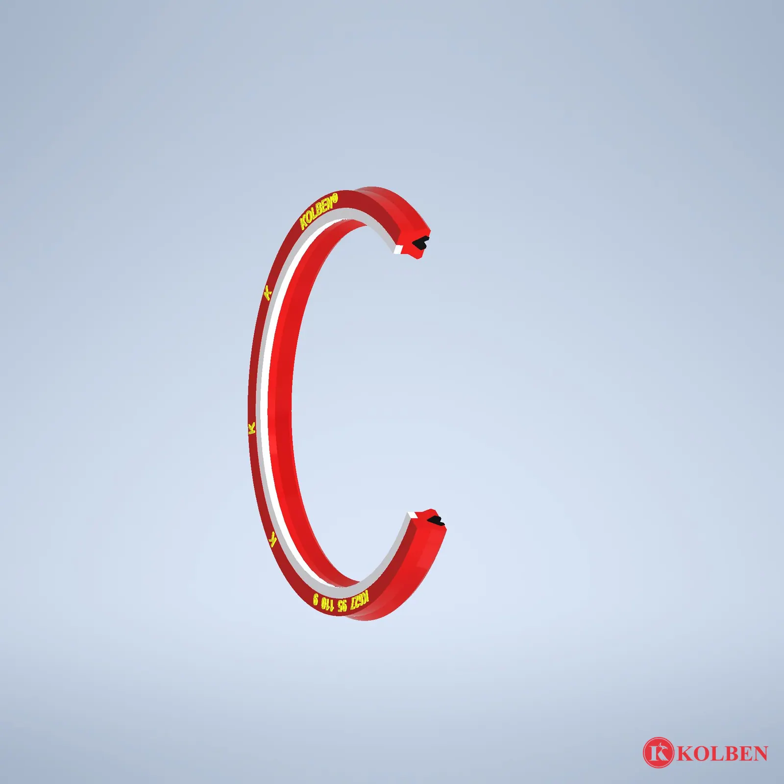 K627 Phớt ty 2 môi có U-ring phụ, chống sốc áp KOLBEN – ảnh 7
